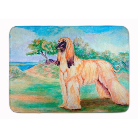 Carolines Treasures Afghan Hound Machine Washable Memory Foam Mat 7138RUG